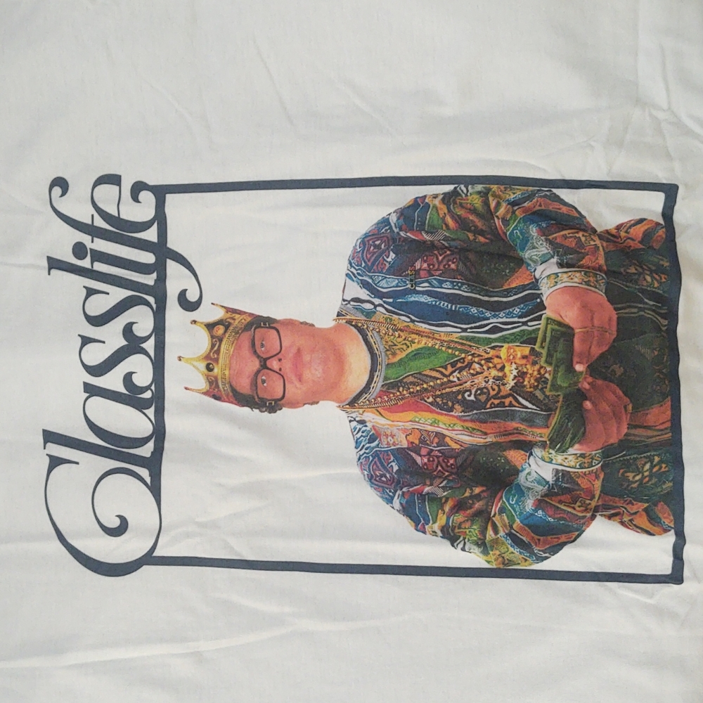 Classlife Andre the Giant X Biggie Smalls Coogi T-shirt Sz XL NWOT